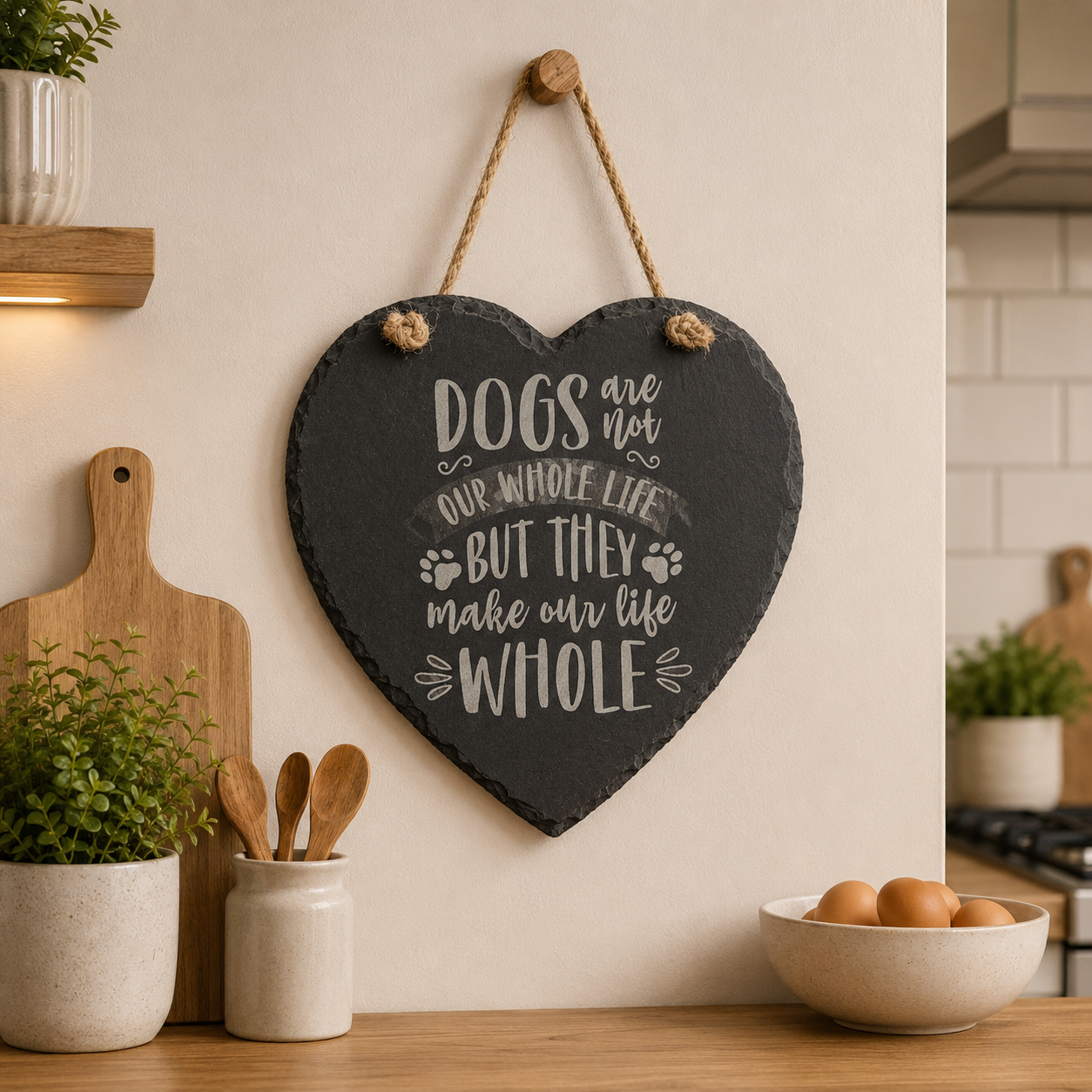 Rustic Dog Lover Kitchen Décor