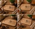 Grandad's Tea & Biscuits Personalised Wooden Drink Board