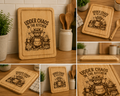 Funny Highland Cow Kitchen Board