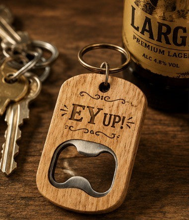 EY UP! Keyring Bottle Opener