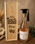 Personalised Graduation Champagne/Wine Box – Custom Engraved Gift for Graduates